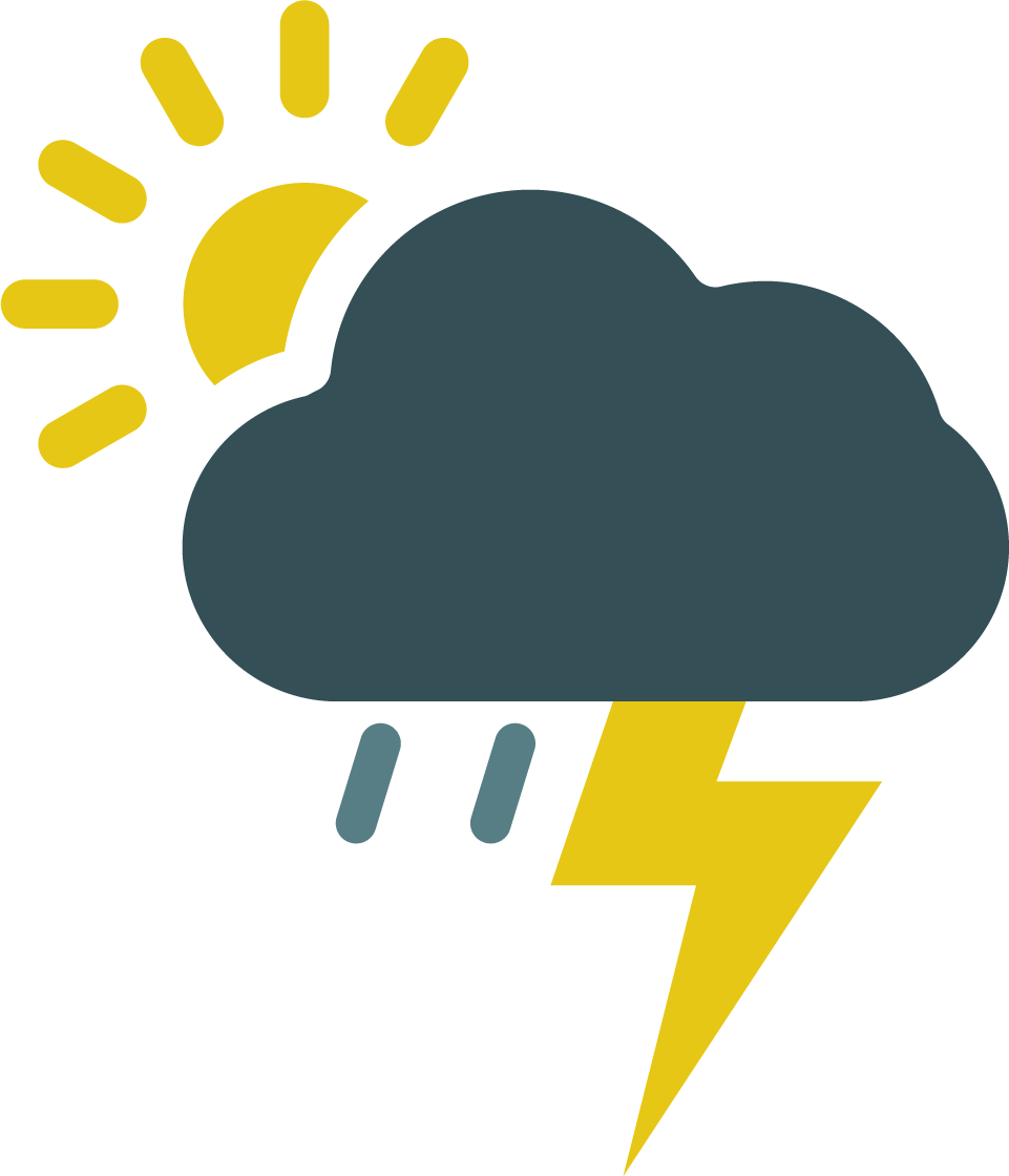 Sonne und Quellwolken, Regenschauer und Gewitter möglich